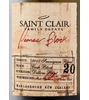 Saint Clair Family Estate 15 Sauvignon Blanc Pioneer Cash Block 20 (Saint Cl 2015